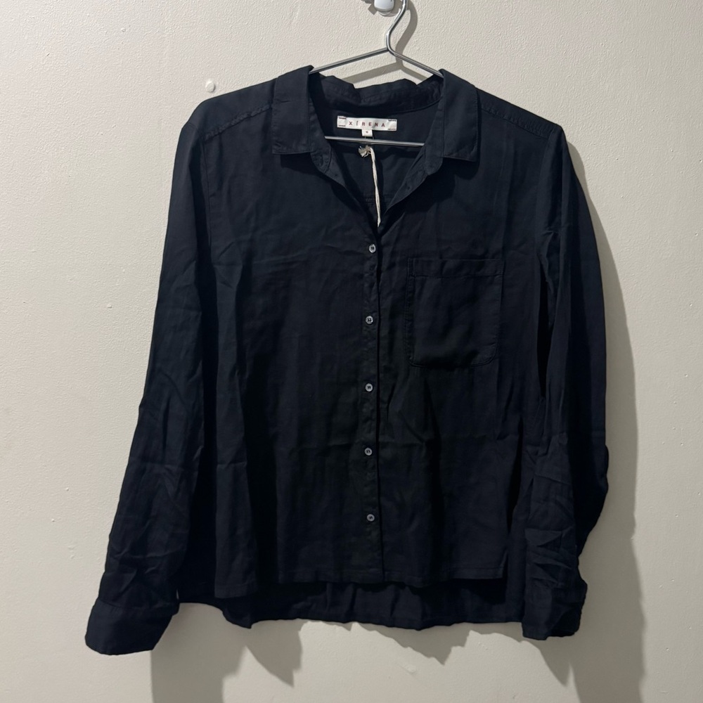 Xirena Button Down Long Sleeve size small